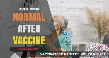 Understanding Chest Tightness Post-Vaccination: What's Normal and What's Not