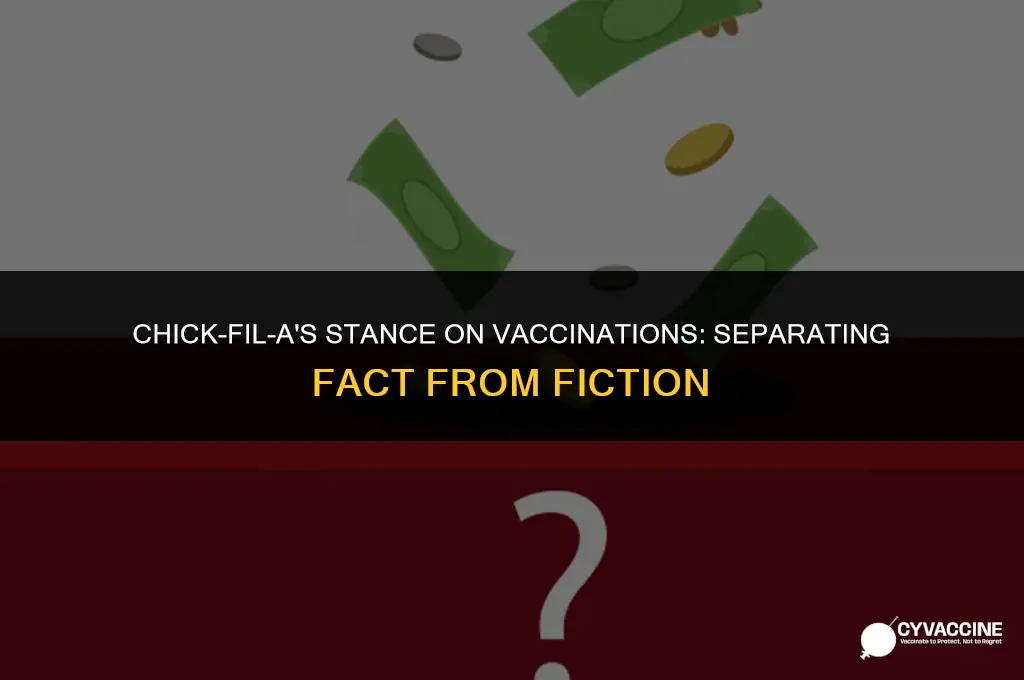 is chick fil a anti vaccination
