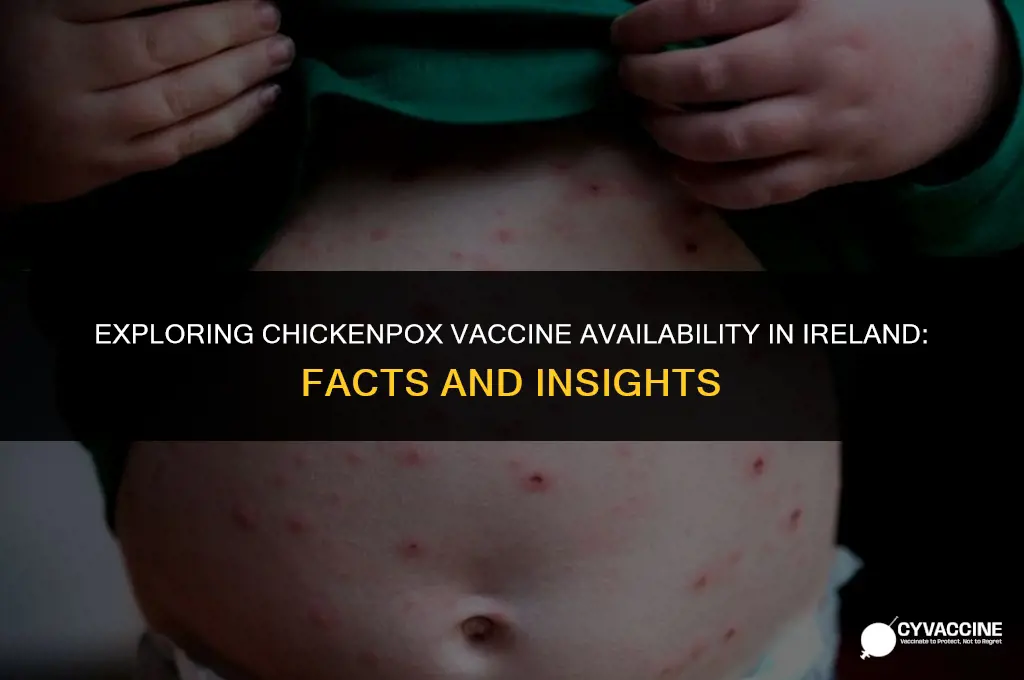 is chickenpox vaccine available in ireland