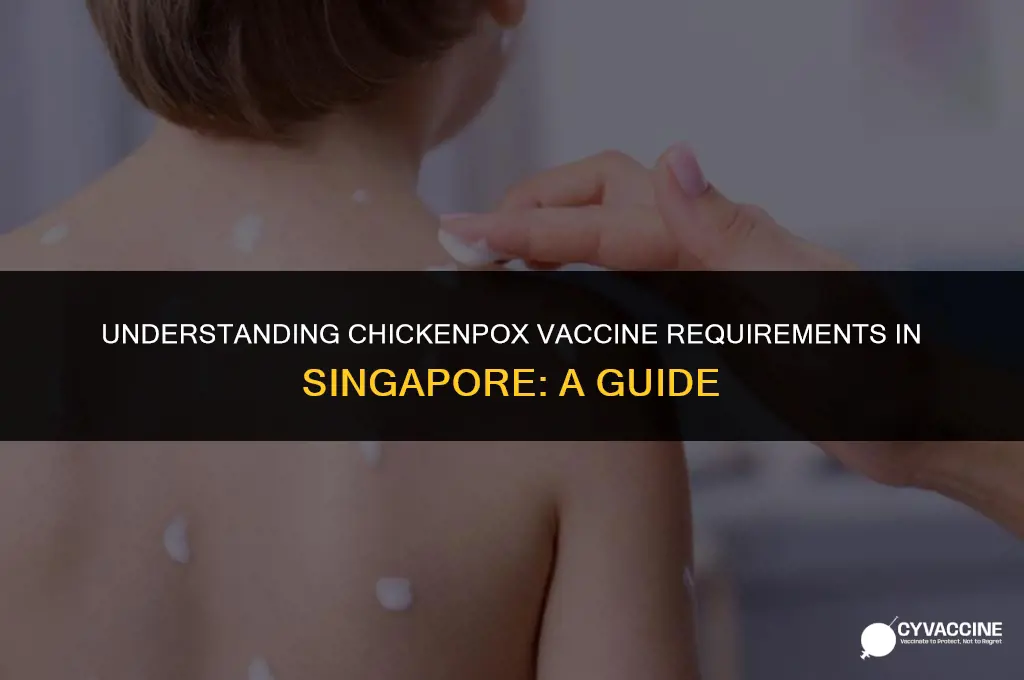 is chickenpox vaccine compulsory in singapore