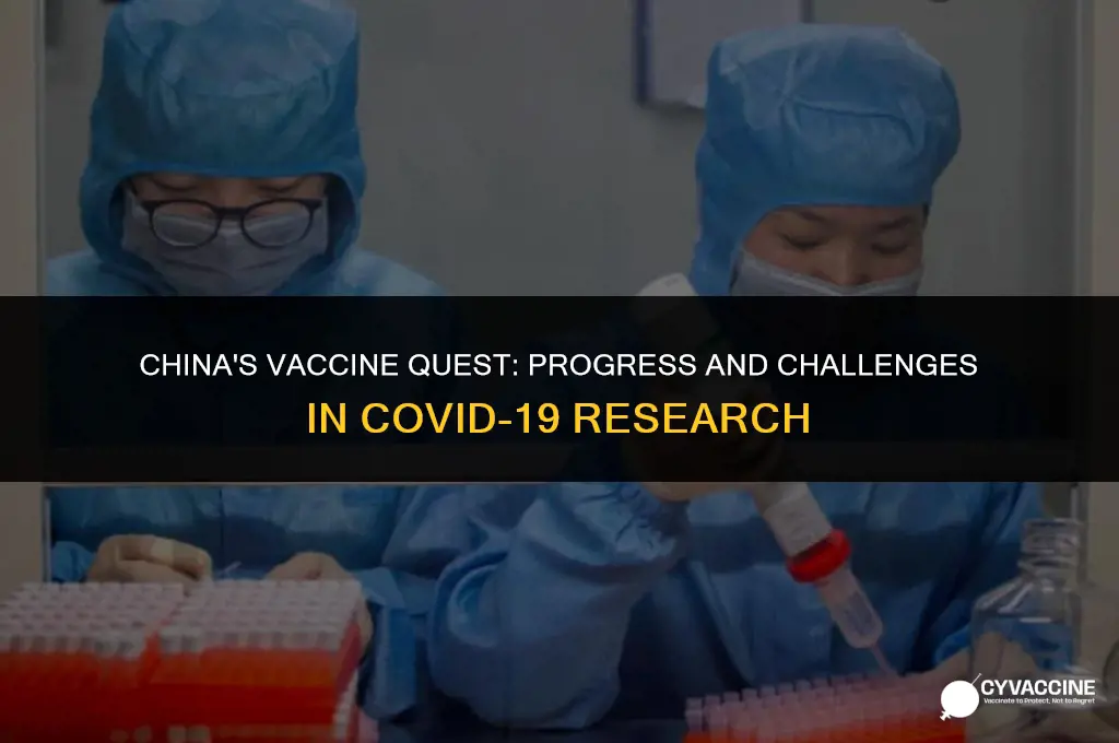 is china close to a vaccine
