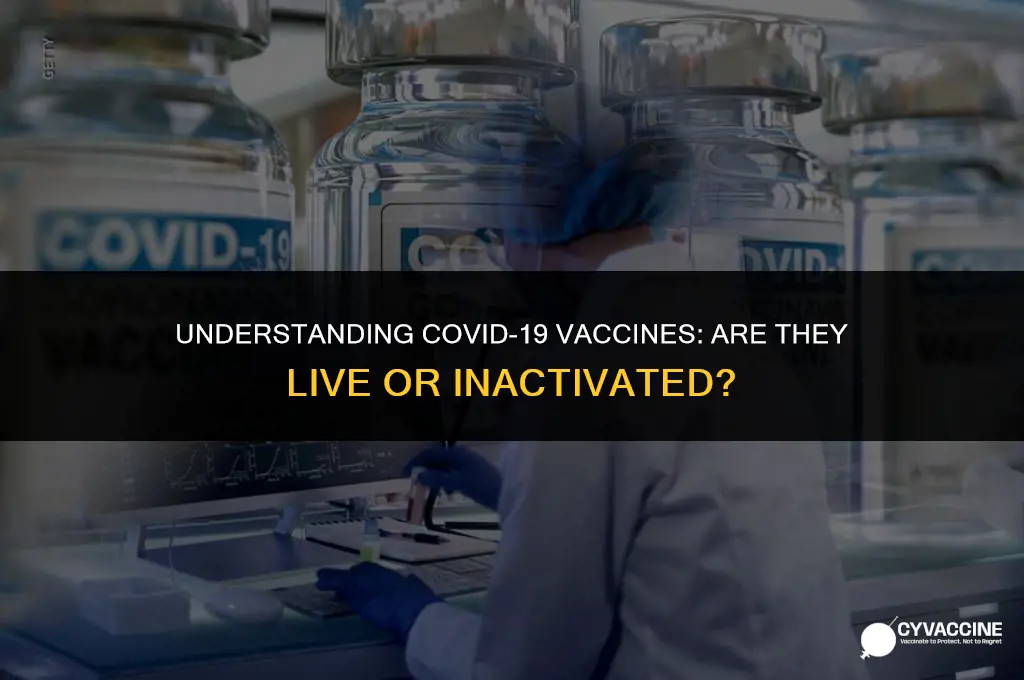 is civid vaccine a live vaccine