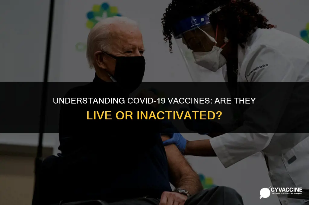 is corona vaccine a live vaccine