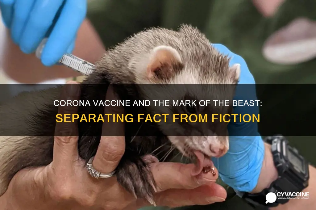 is corona vaccine the mark of the beast