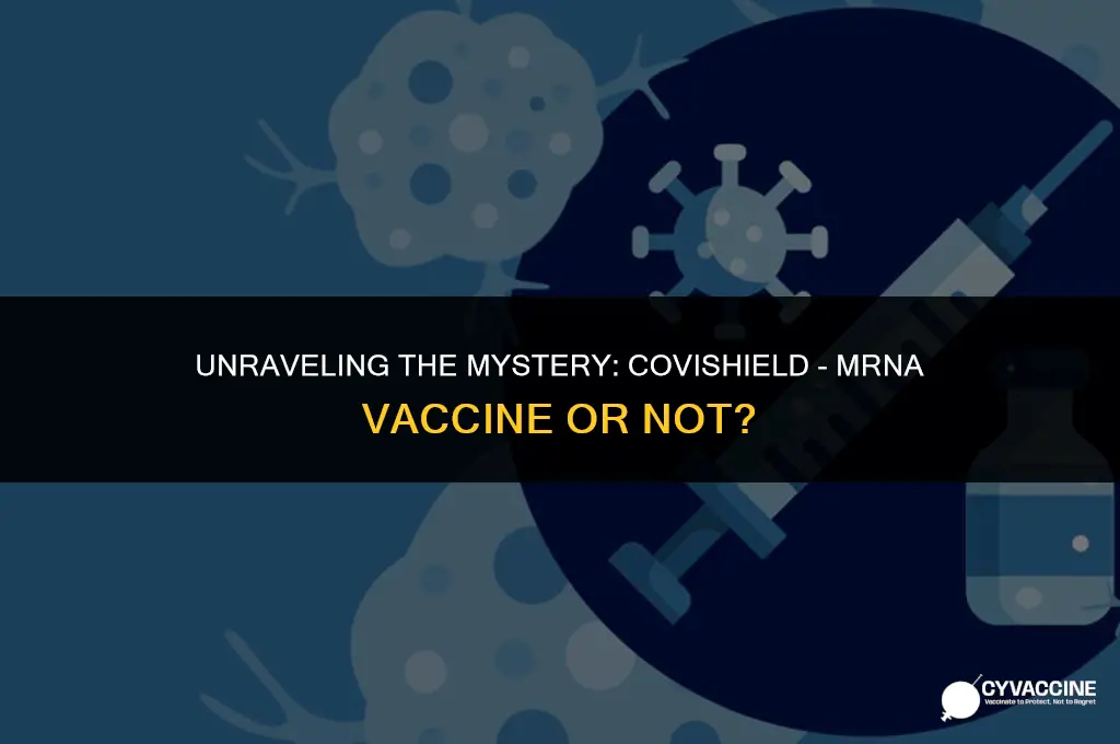 is covishield mrna vaccine or not