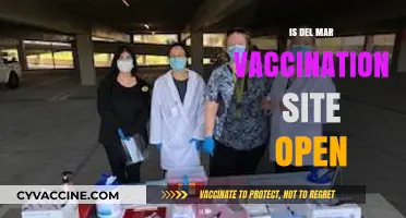 Del Mar Vaccination Site Status: Open or Closed?