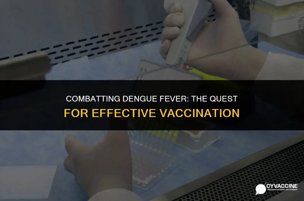 is dengue fever preventable by vaccine