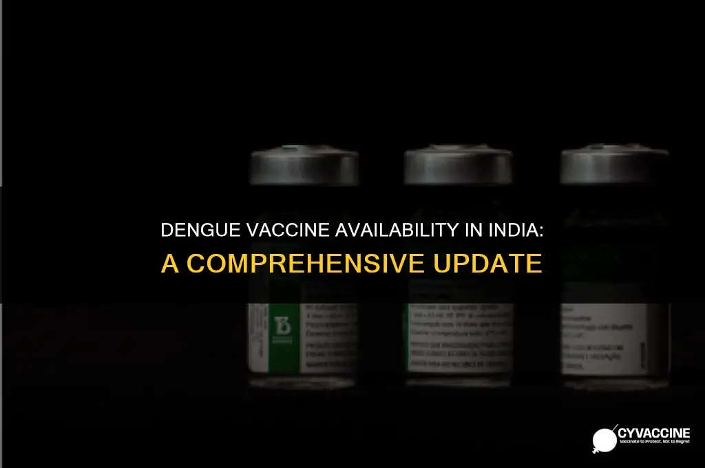 is dengue vaccine available in india