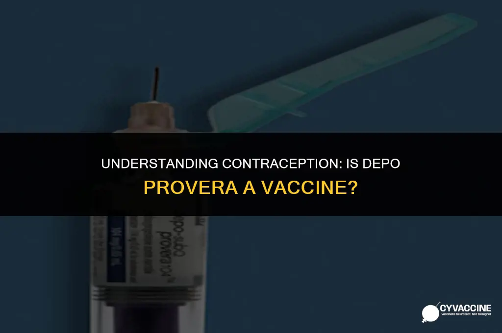 is depo provera considered a vaccine