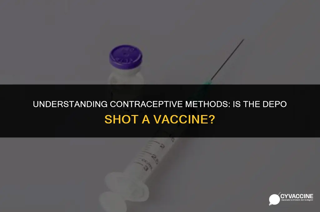 is depo shot considered a vaccine