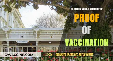 Disney World's Vaccine Policy: Proof of Vaccination Required?