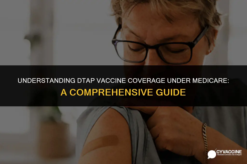 is dtap vaccine covered by medicare