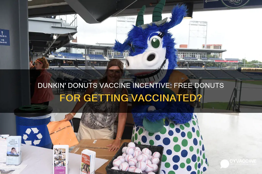 is dunkin donuts giving free donuts for vaccine