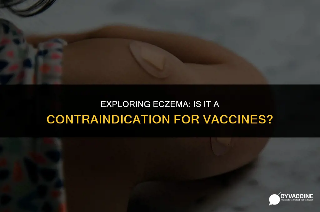 is eczema a contraindication for vaccine
