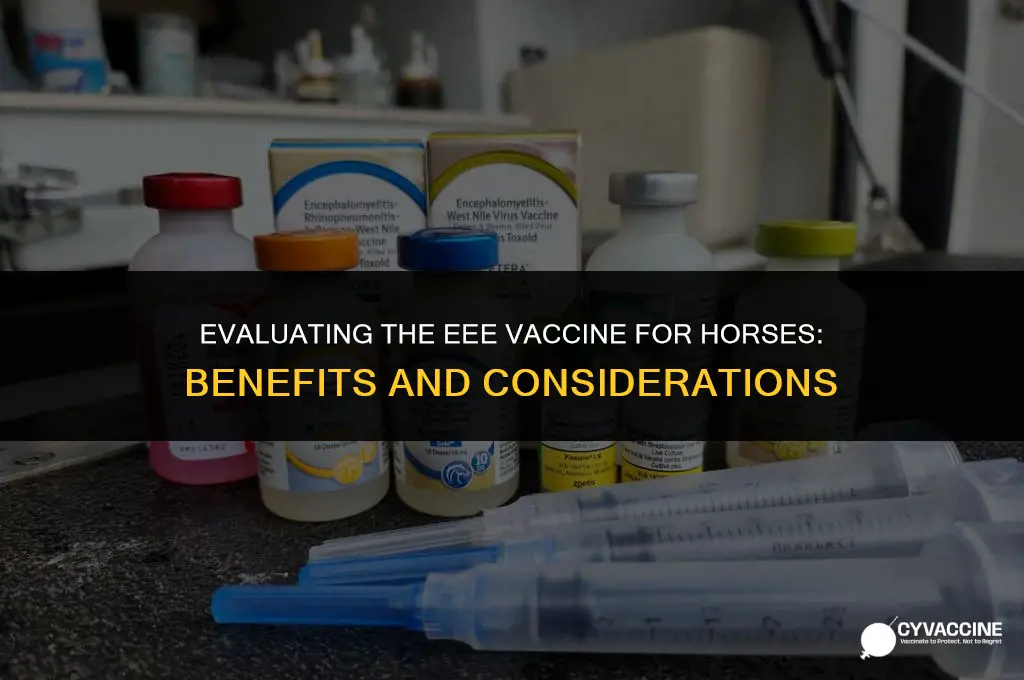 is eee vaccine for horses worthy