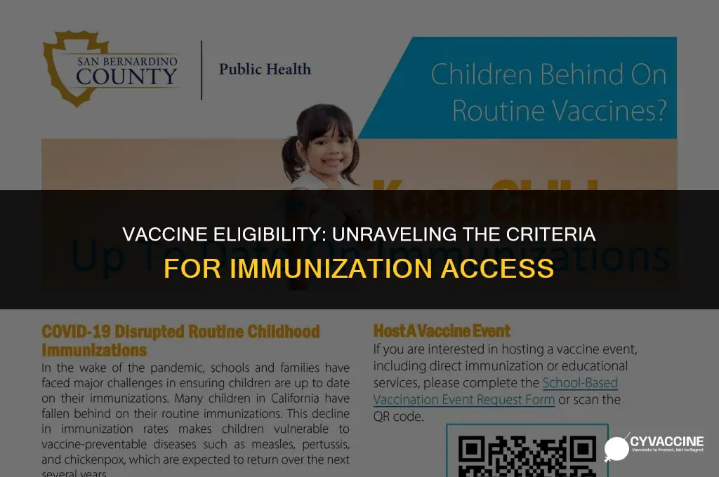 is everyone eligible for the vaccine