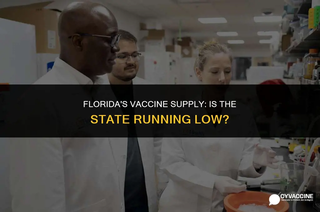 is florida running out of vaccine