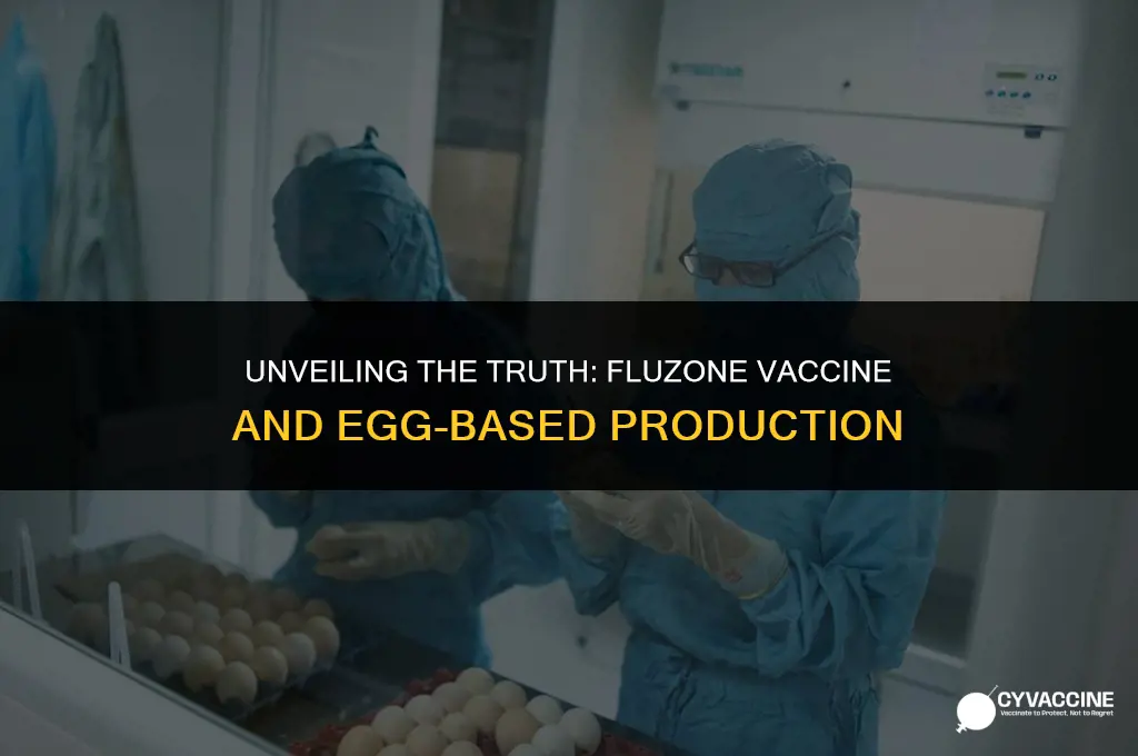 is fluzone vaccine made from eggs