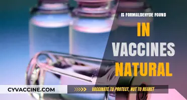 Exploring the Presence of Formaldehyde in Vaccines: Natural or Not?