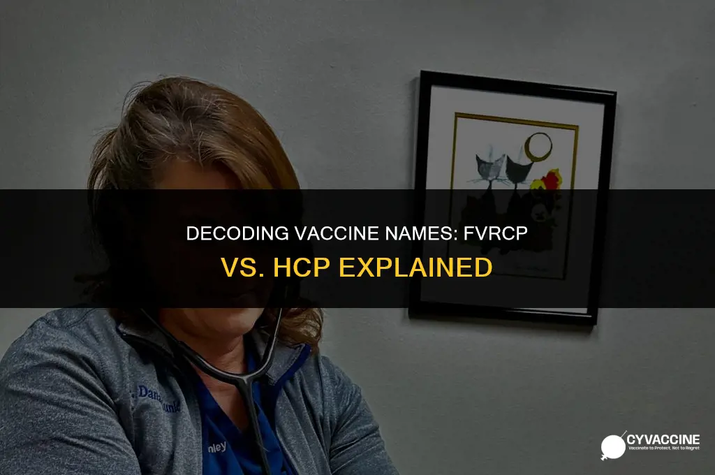 is fvrcp same as hcp vaccine