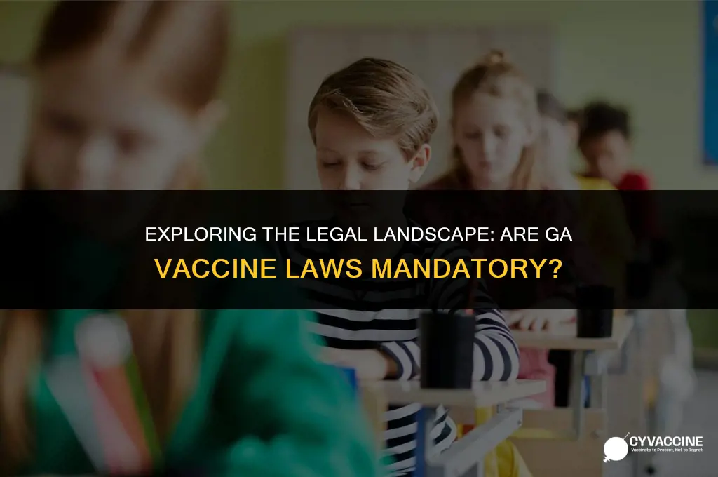 is ga a mandatory vaccine laws