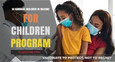 Is Gardasil Part of the Children's Vaccination Program?