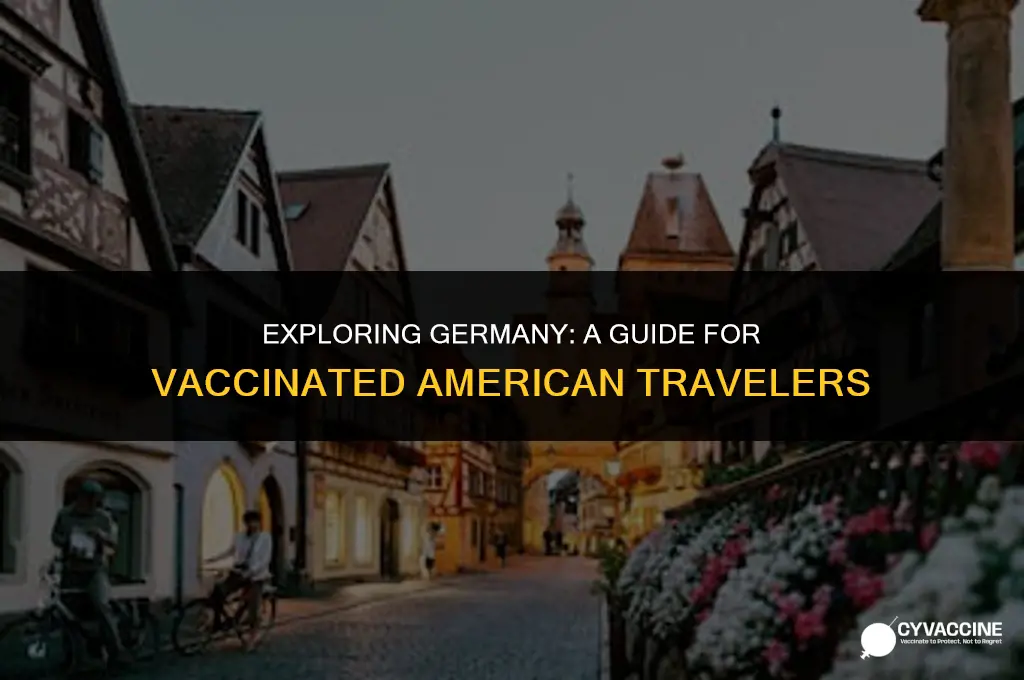 is germany open to vaccinated americans