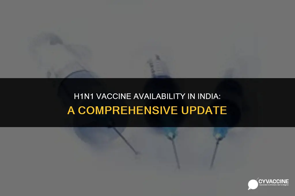 is h1n1 vaccine available in india