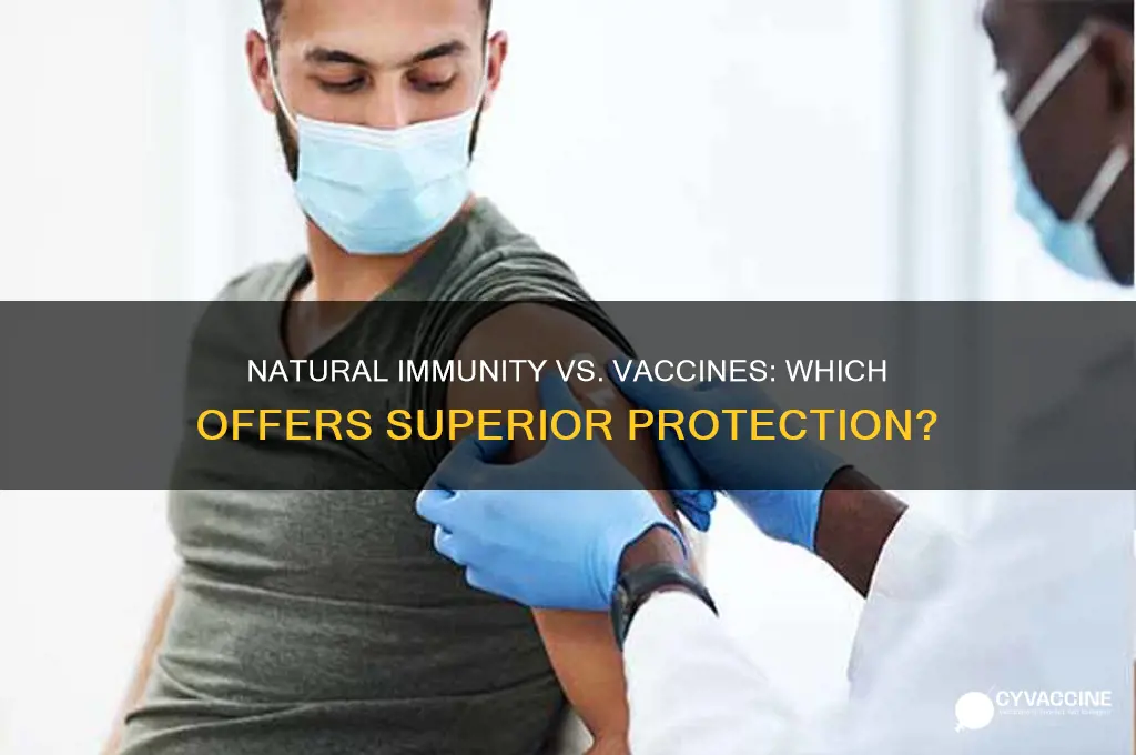 is having natural immunity better than a vaccine