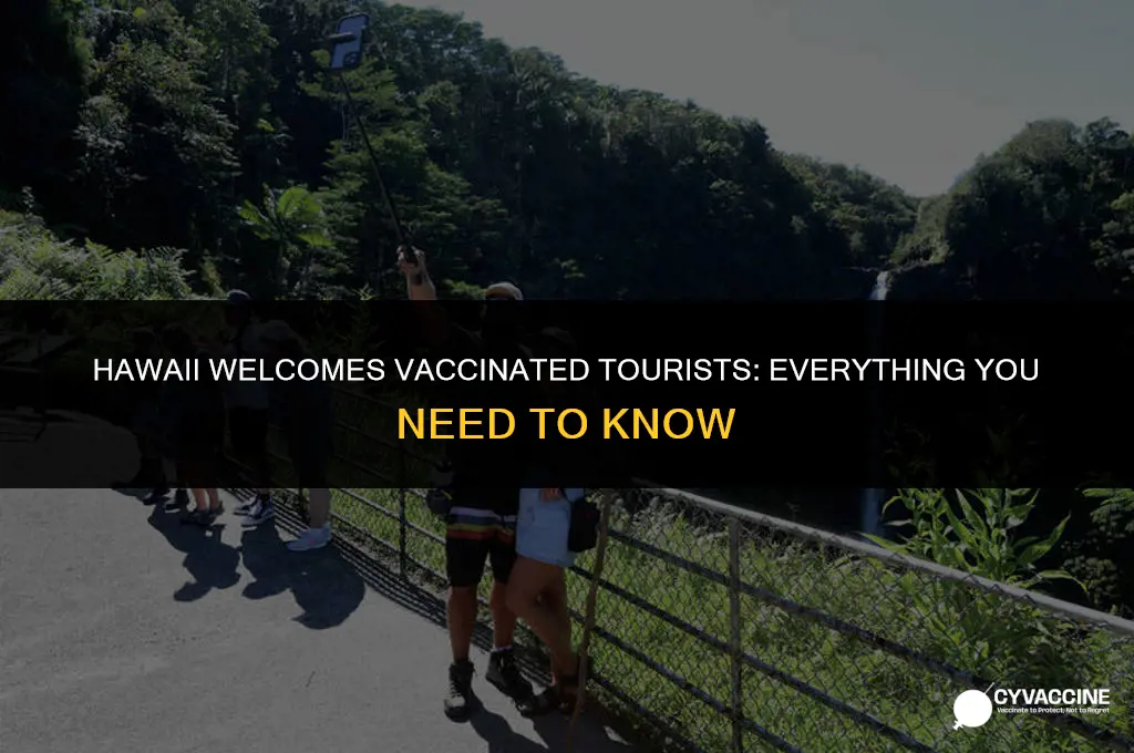 is hawaii open to vaccinated tourists