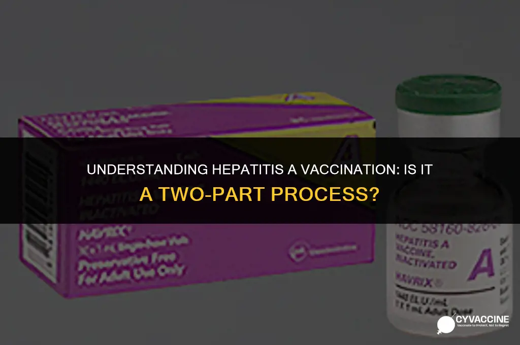 is hep a two part vaccine