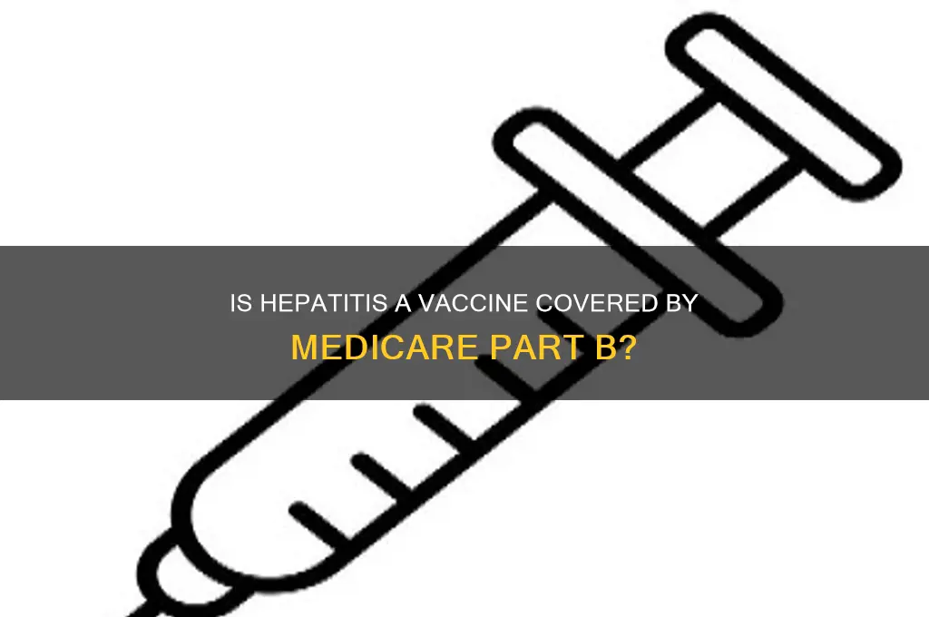 is hep a vaccine covered by medicare part b