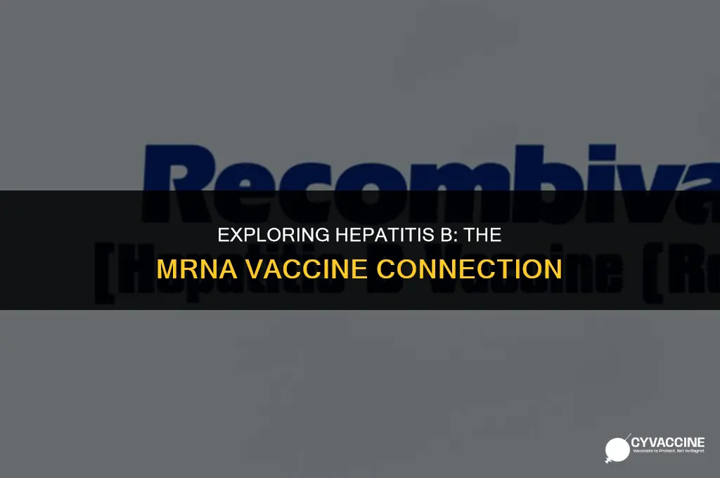 is hep b an mrna vaccine