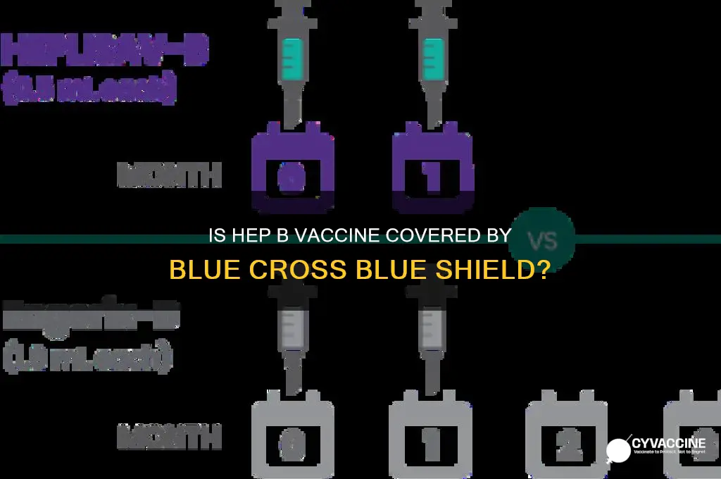 is hep b vaccine covered by blue cross blue shield