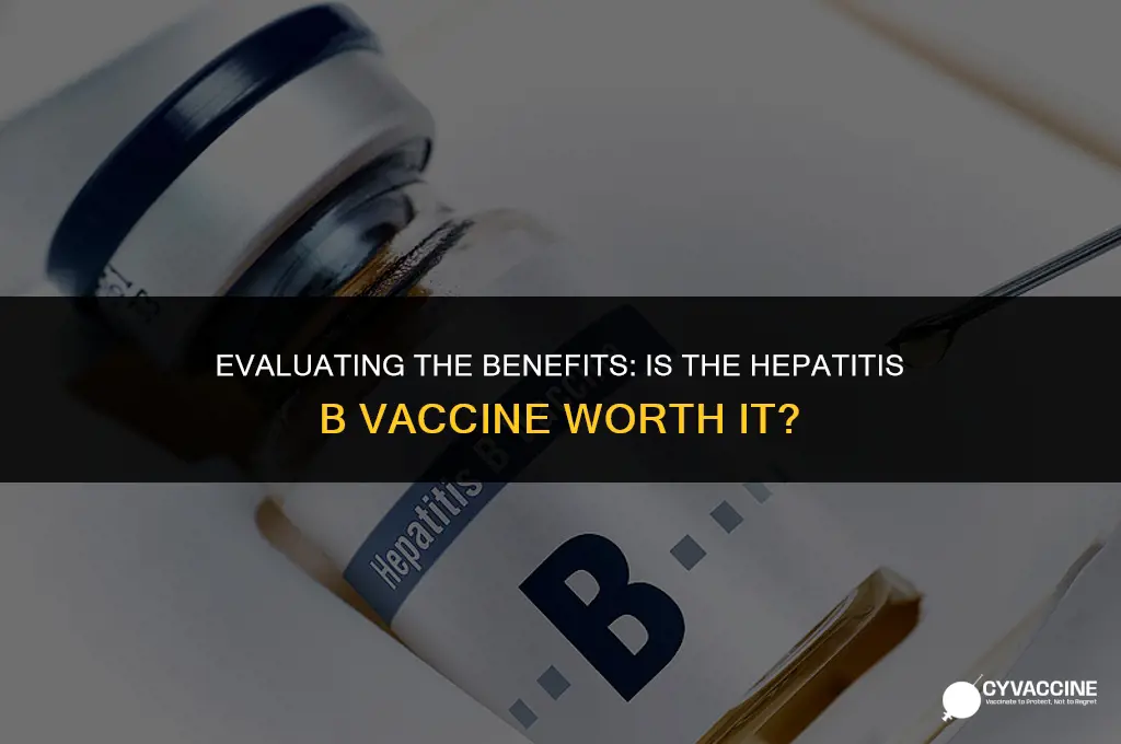 is hep b vaccine worth it
