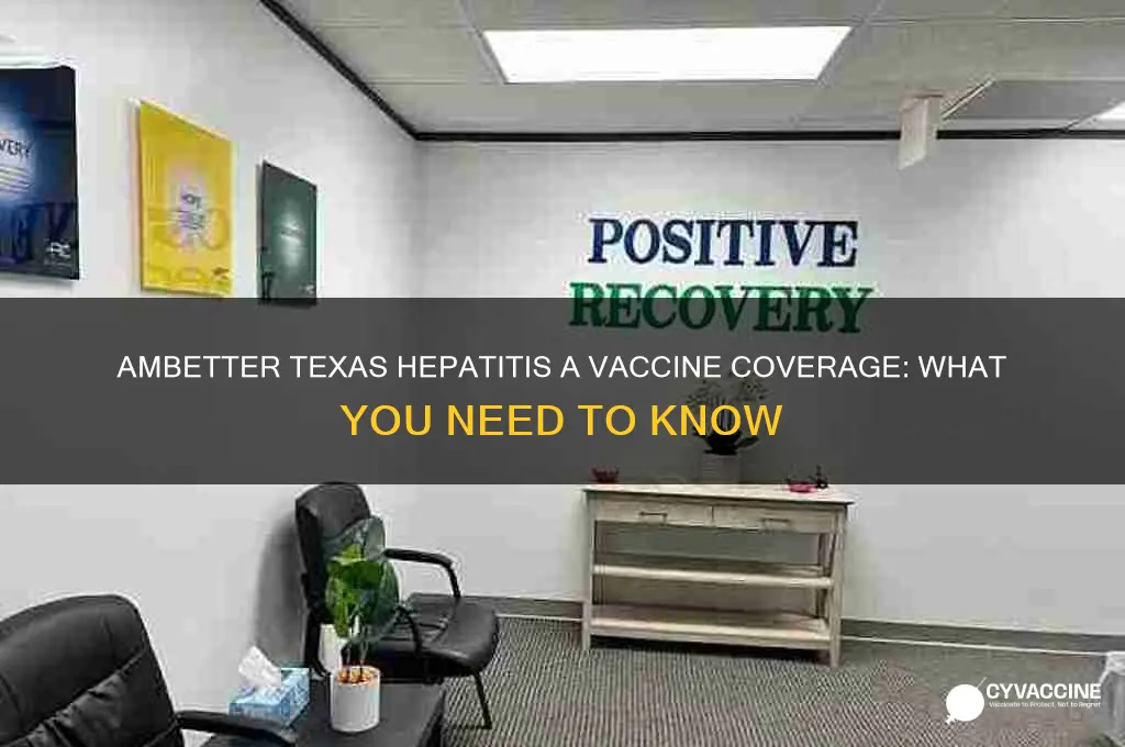 is hepatitis a vaccine covered from ambetter texas