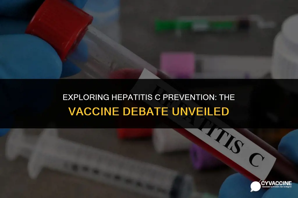 is hepatitis c preventable by vaccine