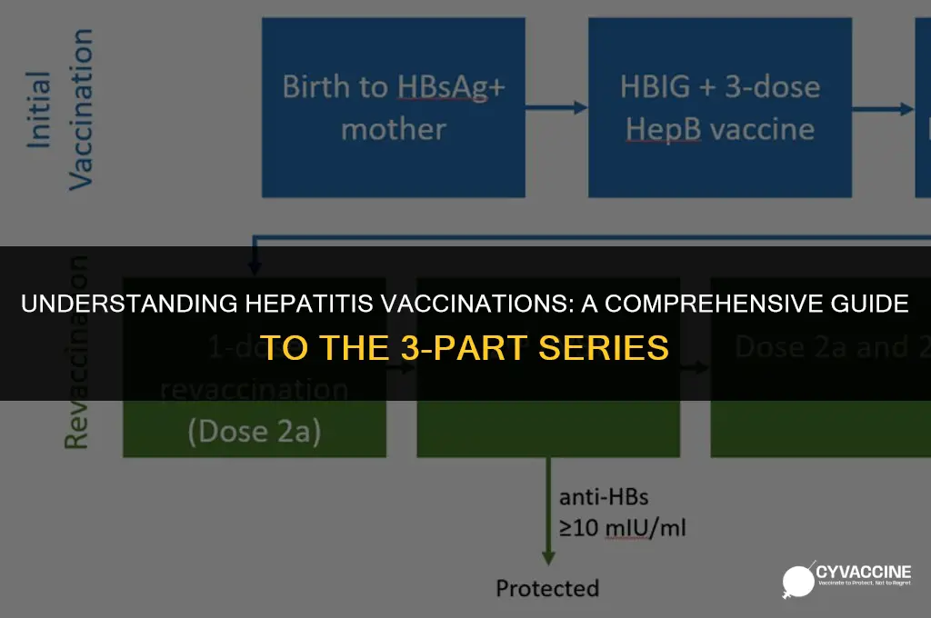 is hepatits vaccinations in 3 parts