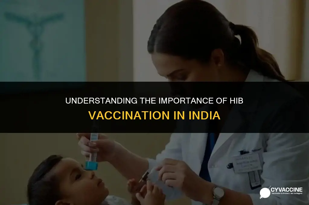 is hib vaccine necessary in india