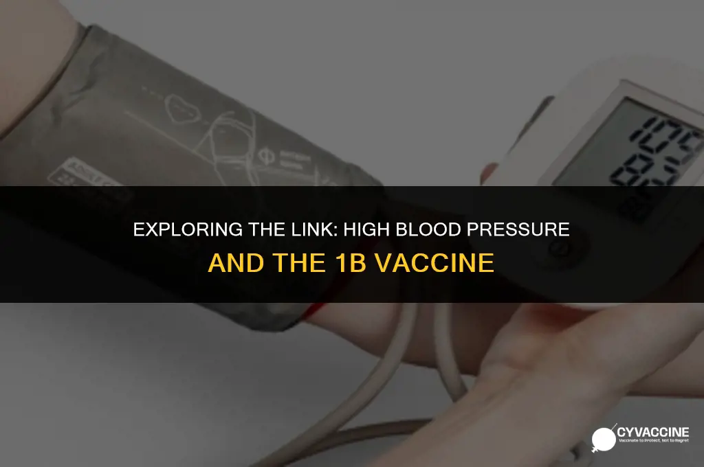 is high blood pressure 1b vaccine