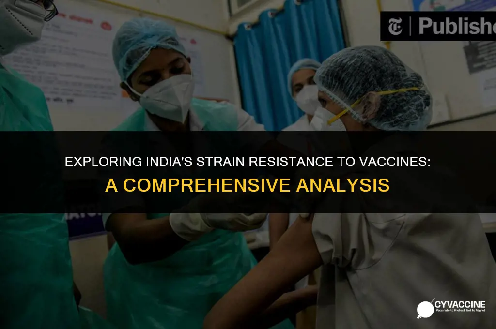 is india strain resistant to vaccine