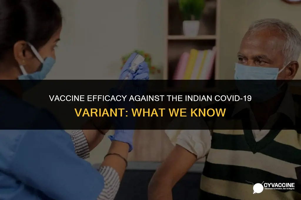 is indian variant covered by vaccine