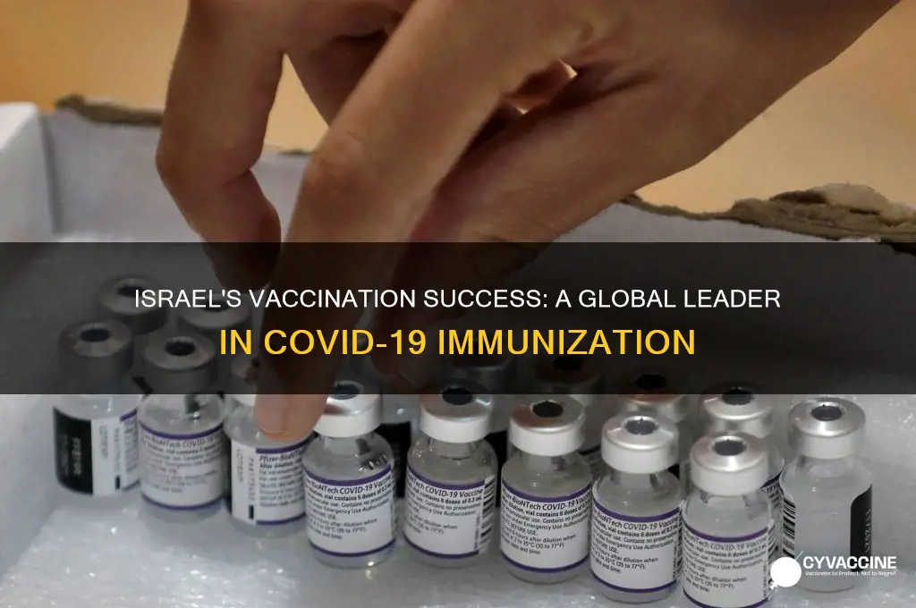 is israel one of the most vaccinated countries