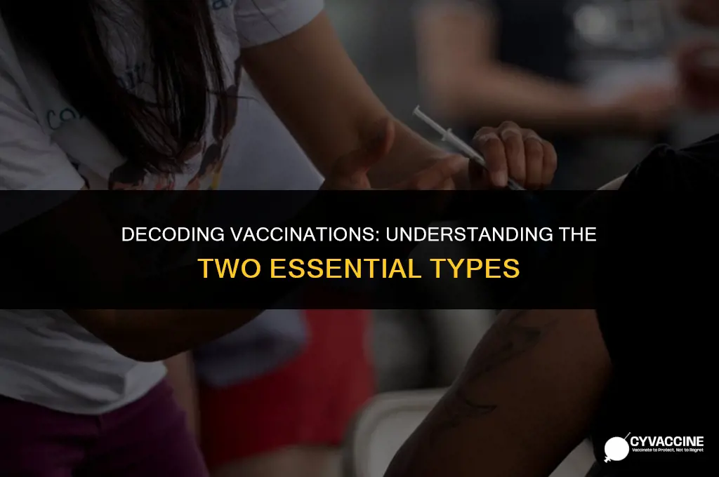 is it 2 kinds of vaccinations