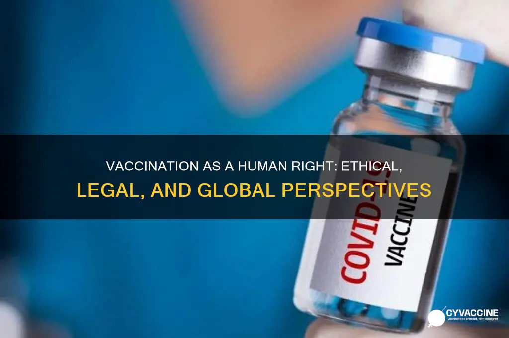 is it a human right to be vaccinated