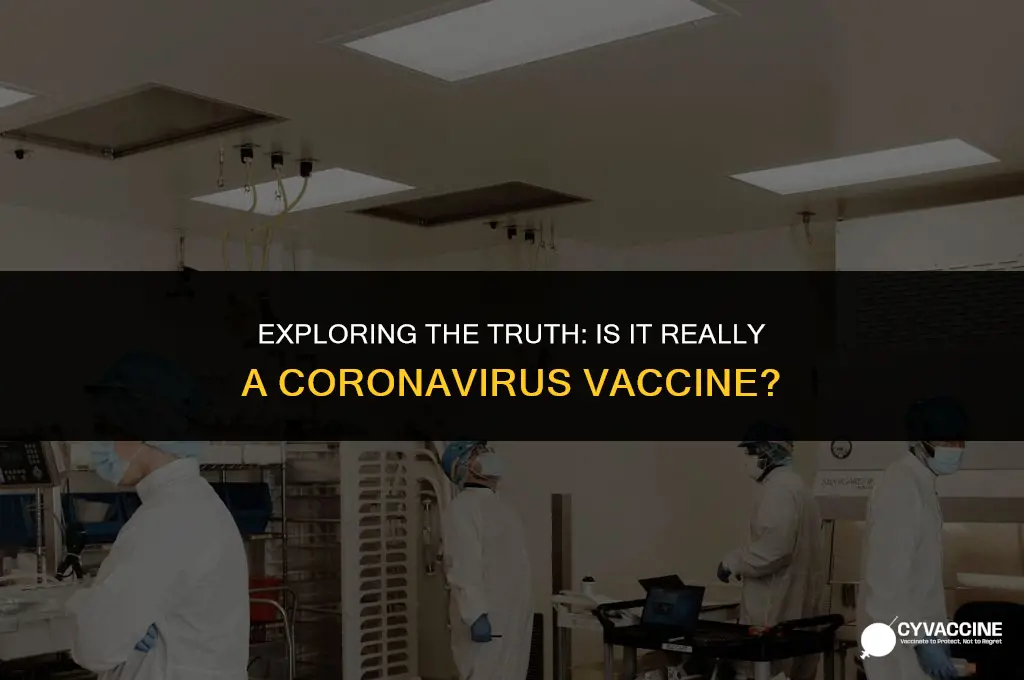 is it a vaccine for coronavirus