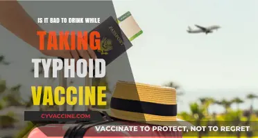 Drinking Alcohol After Typhoid Vaccine: Safe or Risky Choice?