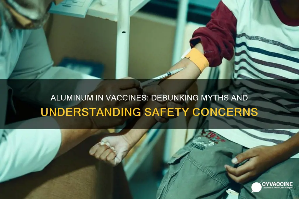 is it bad to have aluminum in vaccines
