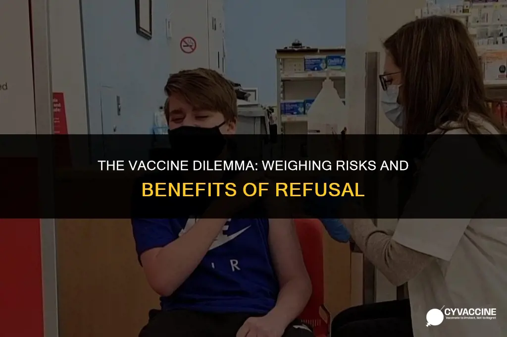 is it bad to refuse vaccines