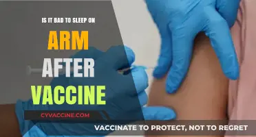 Sleeping on Your Arm After a Vaccine: Risks and Tips